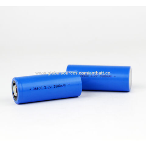 26650A Li-Ion battery 3.6V - 3.7V with 4500mAh capacity and 15A discharge  current