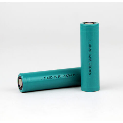 Batterie au lithium rechargeable type 18650 3,6V 2200mAh