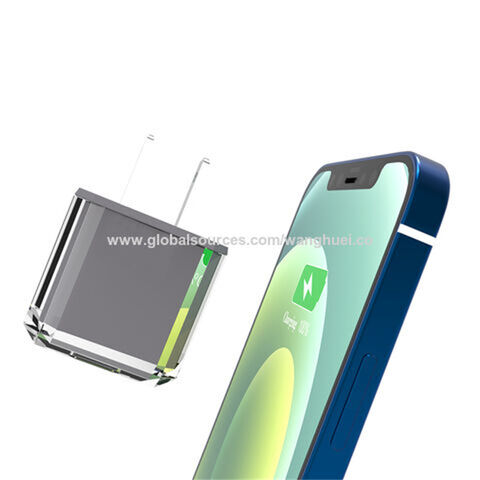 Charger Ponsel Cepat USB Type C PD 20W Warna Silver - Adaptor Charger Dinding Pintar untuk Handphone