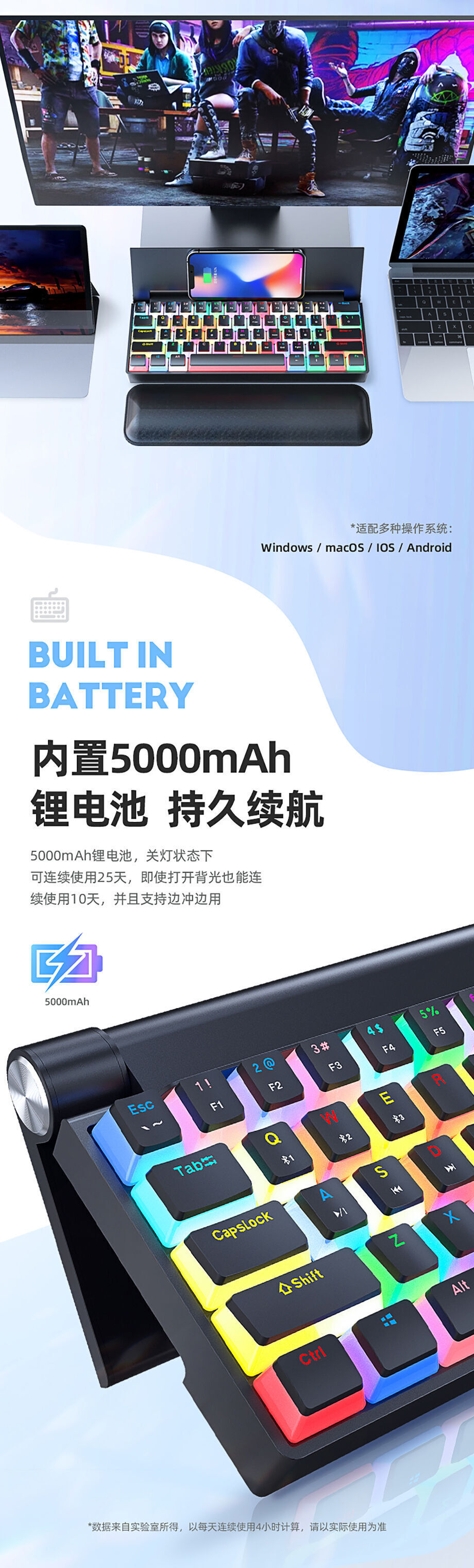 Buy Wholesale China Bsun Mechanical Gaming Keyboard, Rgb Light, Wired ...