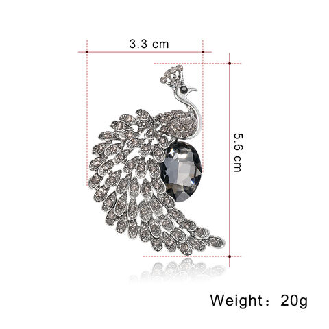 Exaggerate Sparkling Cyrstal Butterfly Brooch Pins For Women Fashion  Jewelry Gift Big Badge Brooches