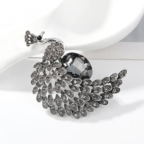 Crystal Brooches For Women Retro Fashion Brooches Clothes Pins Fashion  Jewelry