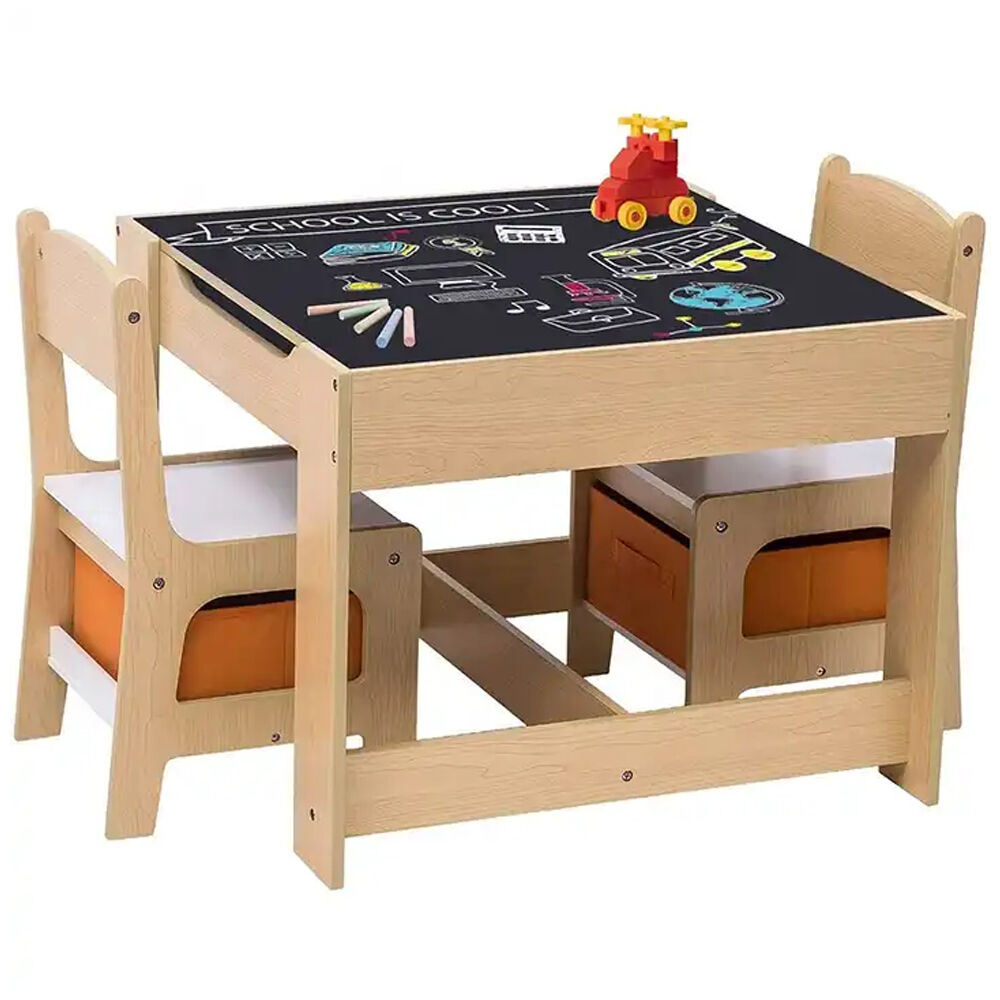 Activity Table With Storage Costzon Kids Table And Chair Set, In