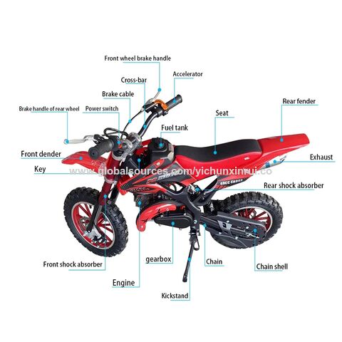 49cc 50cc 2 tiempos ATV off-road gasolina motocicleta Racing moto dirt bike moto para adultos niños niño niña niño hombres mujeres