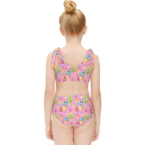 2023 High Quality Children's One-piece Lace Swimwear Ins Girls' Cute Beach  Sunscreen Swimsuit For Baby