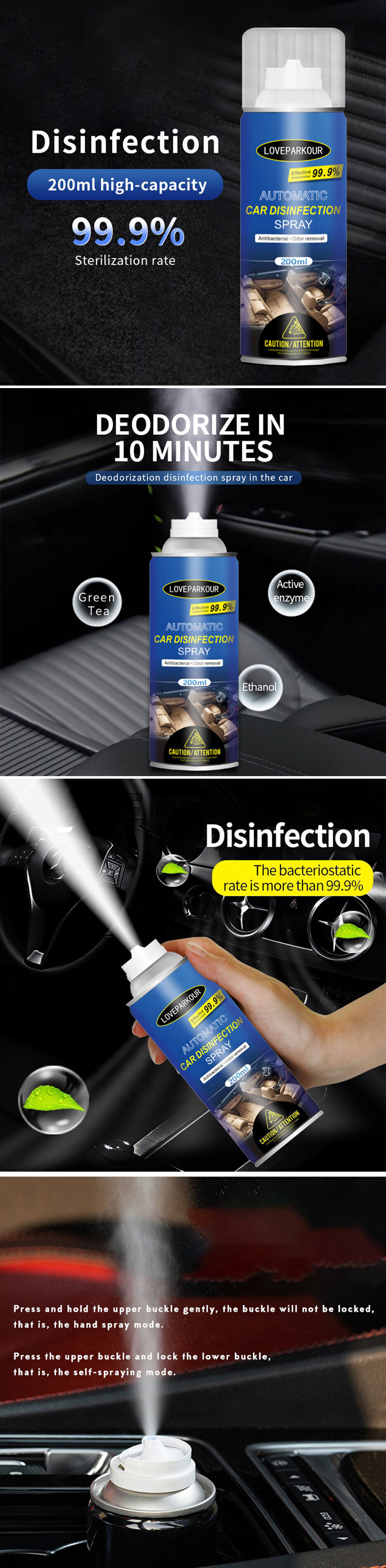 China Manufacturer New Car Leather Smell Odor Eliminator Car Air