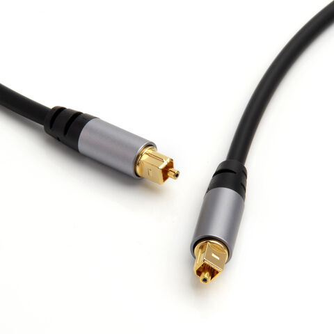 Câbles audio à fibre optique Audio numérique plaqué or Câble - Chine Câble  audio coaxial RCA, fibre optique