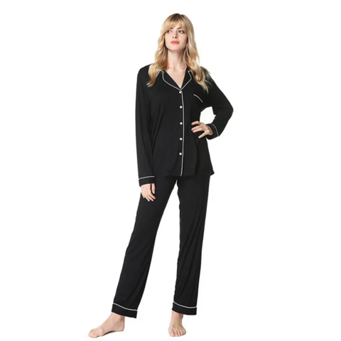 Cheap Women's Cozy Fleece Pajama Set Warm Suit The New Leisure Long-Sleeved  Leisurewear Thickening Fashion Women's Clothing