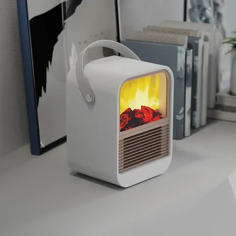 Mini chauffe-ventilateur 3D Flame chauffe-ventilateur chauffant petit  chauffage électrique avec ventilateur fabricant