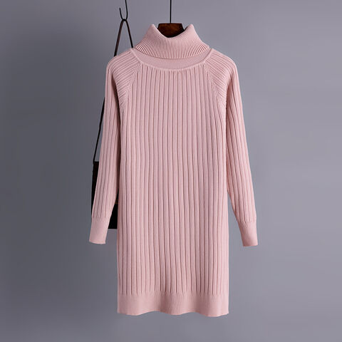 Autumn And Winter Long Sweater Pullover Women Long Sleeve High Neck Thick  Knit Sweater Solid Color All Matching Slim Warm Base Shi, Sweater, Women's  Base Shirt, Women's Knitwear - Buy China Wholesale