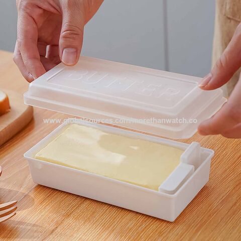 Bac à beurre avec couvercle, récipient alimentaire, vaisselle de maison,  boîte de rangement du beurre avec couvercle, boîte de rangement du beurre  pour la cuisine