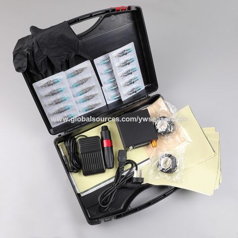Kit Económico de Máquina de Tatuaje con Bobina Simple y Cartuchos para Máquina Rotativa