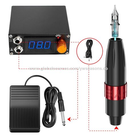 Kit Económico de Máquina de Tatuaje con Bobina Simple y Cartuchos para Máquina Rotativa
