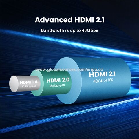 Factory Direct Selling Double Color Injection Model 8K 2.1V 48gbps HDMI to  HDMI TV HDMI Cable for HDTV - China HDMI Cable and HDMI Cable 8K price