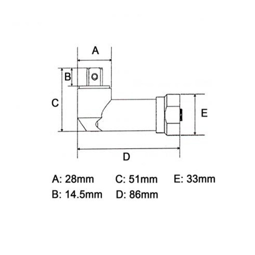 Buy Wholesale Taiwan Pneumatic Tool 1/2" Auto Shut-off Clutch Angle Air ...