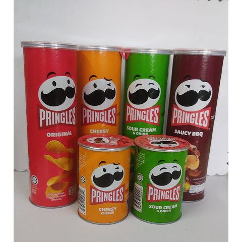 Pringles Sour Cream & Onion Flavoured Canned Chips 42g