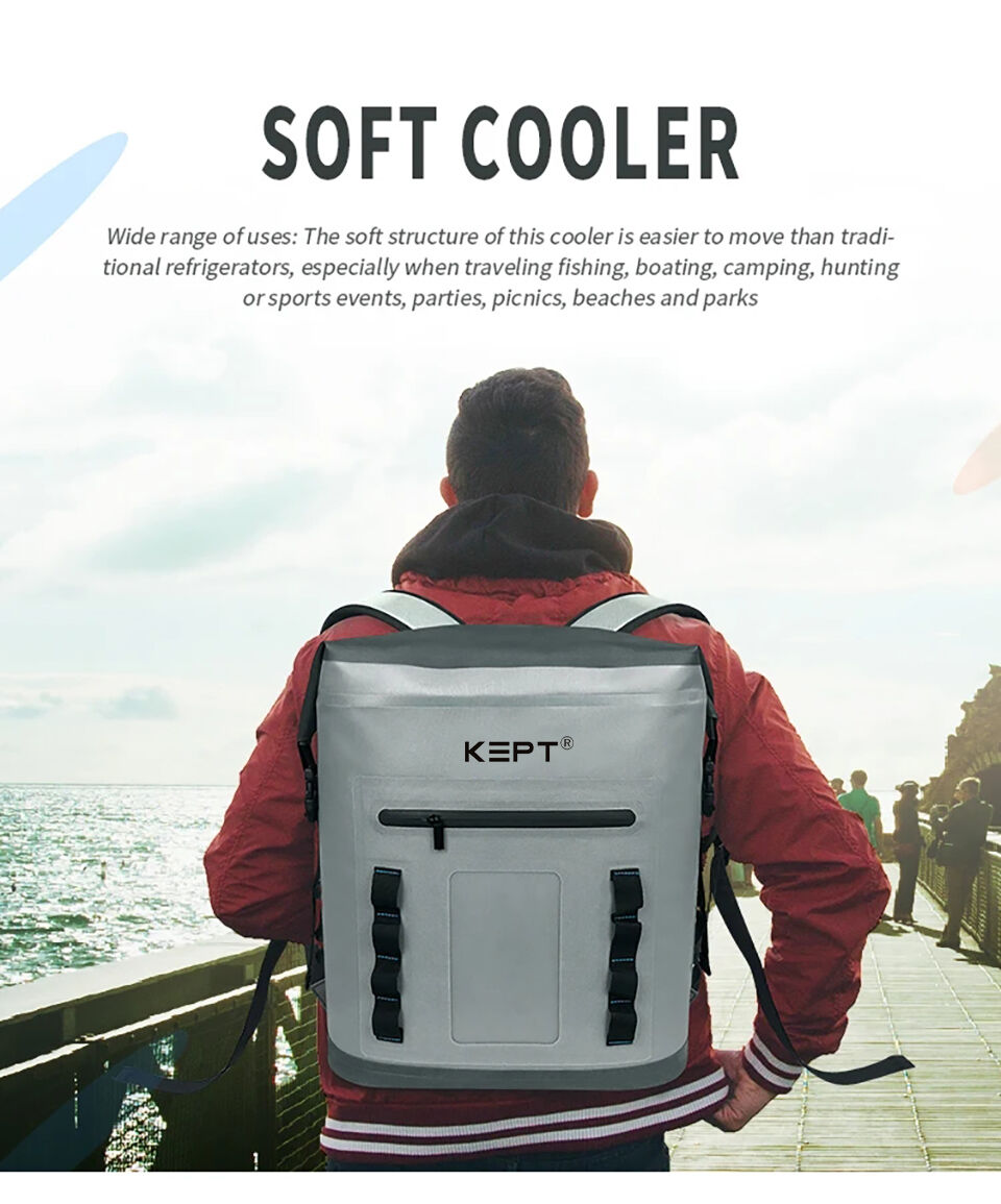 Eco Friendly Cute Custom Insulation Non Woven Gray Cooler Bag Backpack ...