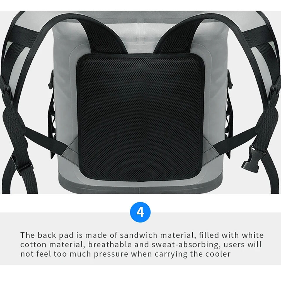 Eco Friendly Cute Custom Insulation Non Woven Gray Cooler Bag Backpack ...