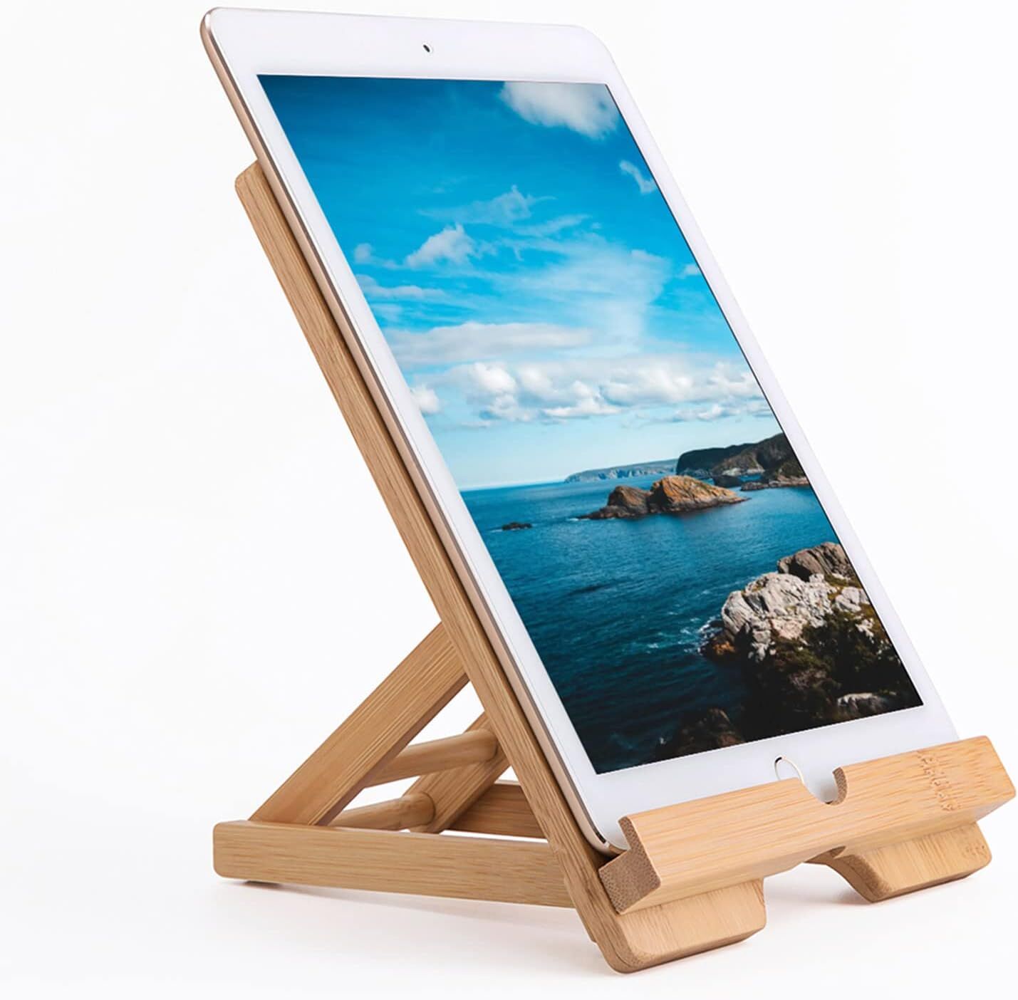 Support Amplificateur Son En Bois Pour Smartphone Et Tablette - Design Mince Et élégant, Amplification Physique Sans Batterie