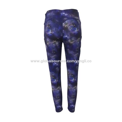 Yoga-Hosen, superweicher Stoff mit Aufdruck