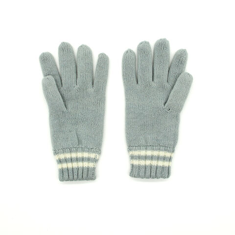 Warme Winterhandschuhe aus zweilagigem Wollstrick mit Thinsulate-Baumwolle