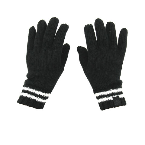 Warme Winterhandschuhe aus zweilagigem Wollstrick mit Thinsulate-Baumwolle