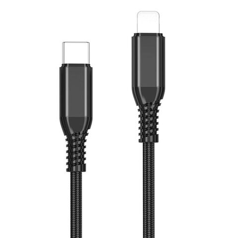 Cable de datos Micro USB tipo C para teléfono iOS y Android, cargador corto  de 20cm