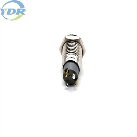 Interruptor de Botón Metálico de 16mm con Auto-Bloqueo IP67 con Patrón LED para Bicicleta