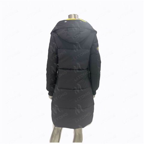 Kaufen Sie China Großhandels-Damen Schwarze Polyester Winter Lange Jacke  und Damen Schwarze Polyester Winter Lange Jacke Großhandelsanbietern zu  einem Preis von 38.2 USD