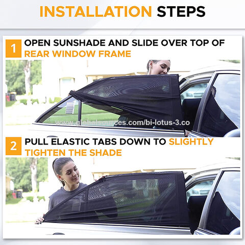 Kaufe 1PC Auto Sonnenschutz UV Schutz Auto Vorhang Auto Fenster