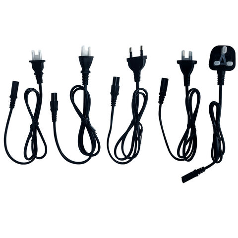 Cable de alimentación de 12V 5A, 60W, cable de corriente alterna IEC para portátil