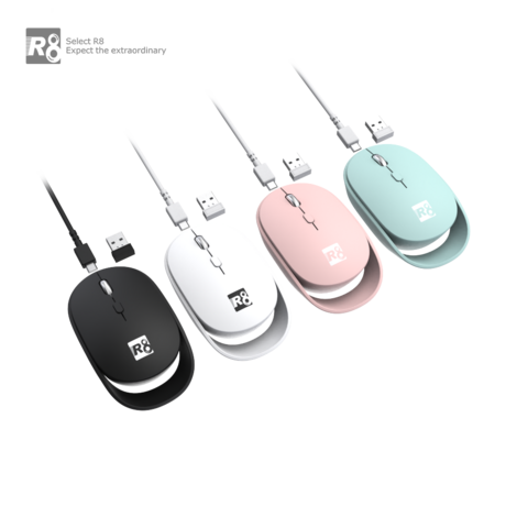 Souris Gaming R8 Sans Fil / Blanc