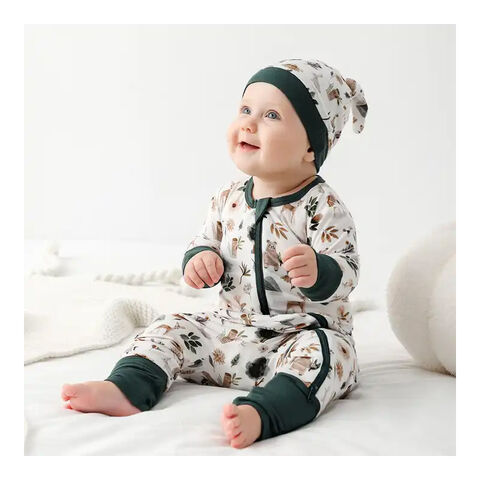 100% Cotton Solid Waffle Long-sleeve Baby Jumpsuit