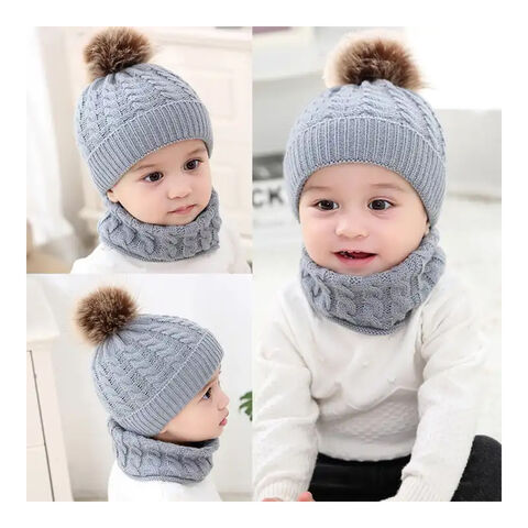 Bonnet en tricot pour nouveau-né, bonnet pour enfants, chapeau de