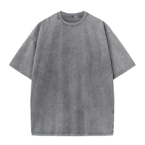 Camisetas de Diseñador con Logo Personalizado y MOQ Bajo, Lavado Ácido para Hombre, 100% Algodón, Manga Corta, Camisetas Deportivas para Correr