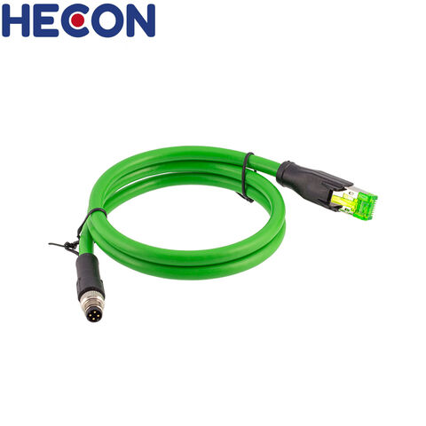 Conector M8 Macho Recto Sobremoldeado sin Blindaje 3 4 5 6 8 Pines Boca Metálica Conector M8 Impermeable Personalizado