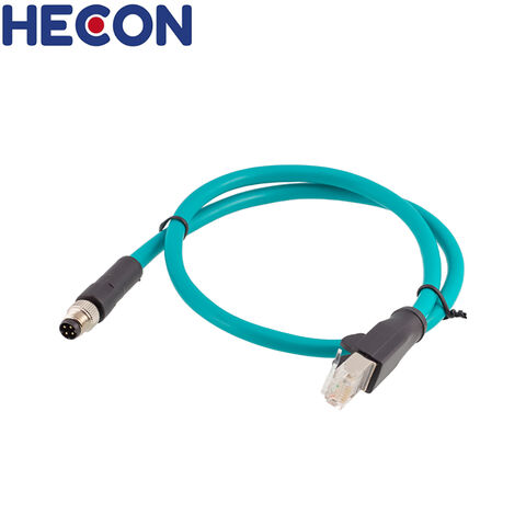 Conector M8 Macho Recto Sobremoldeado sin Blindaje 3 4 5 6 8 Pines Boca Metálica Conector M8 Impermeable Personalizado