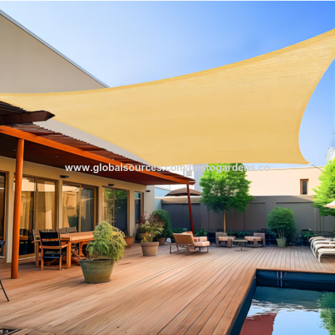 Buy China Wholesale 3.6x4.8m Rectangle Sun Shade Sail Canopy Outdoor Shade  Sail Cloth For Patio Deck Yard With D-rings And Rope Included & Sun Shade  Sails $8
