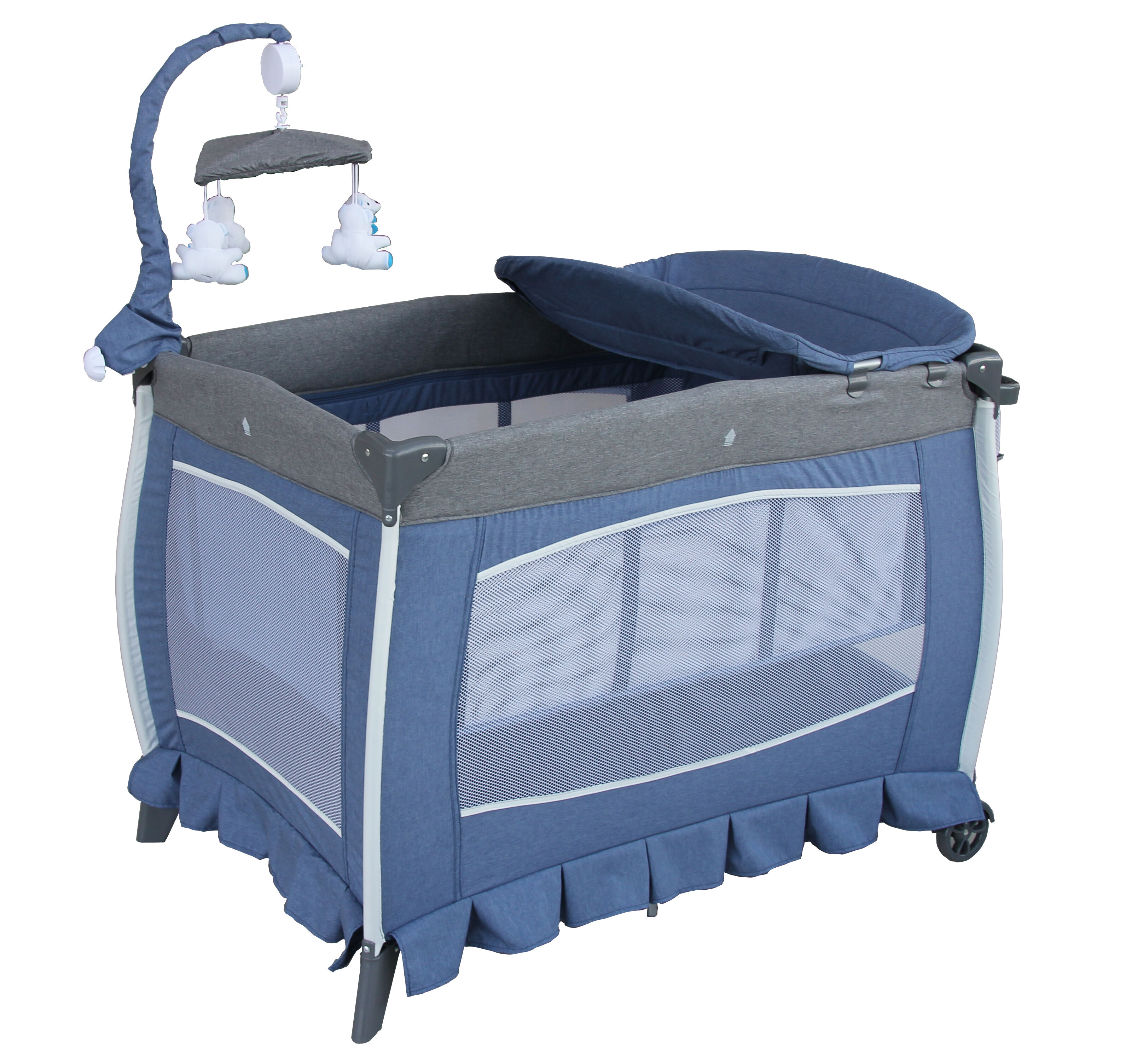 PLAY PEN TRAVEL inseparabili COT BLUE