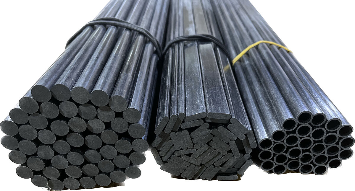 thumbnail image 2 of Katana Carbon 4mm X 800mm Premium Pultruded Carbon Fiber Rod (0.8m) - Made In UK, Pack Of 4 2 of 3