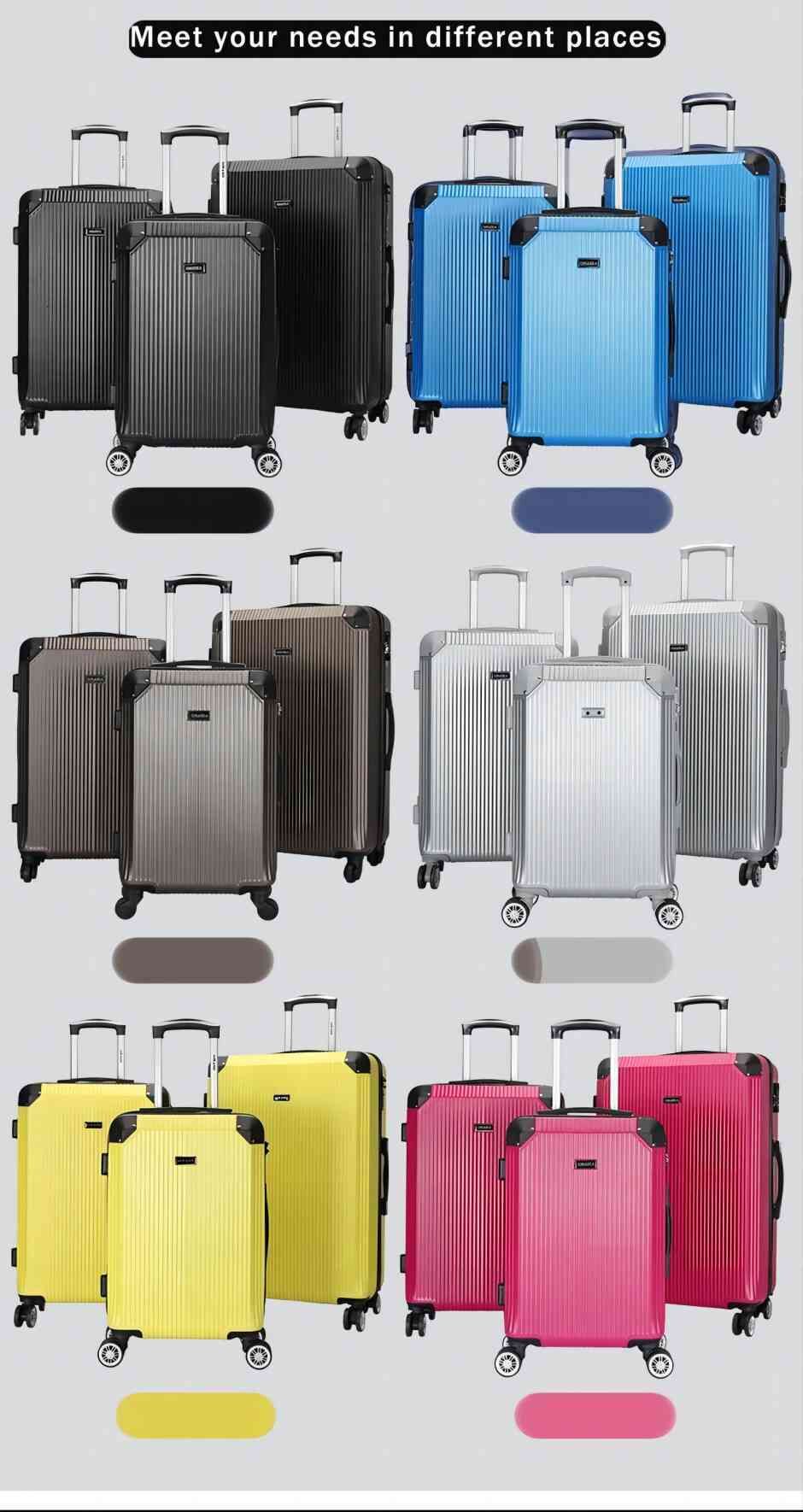 Buy Wholesale China New Style Abs Trolley Luggage Abs Trolley Luggage