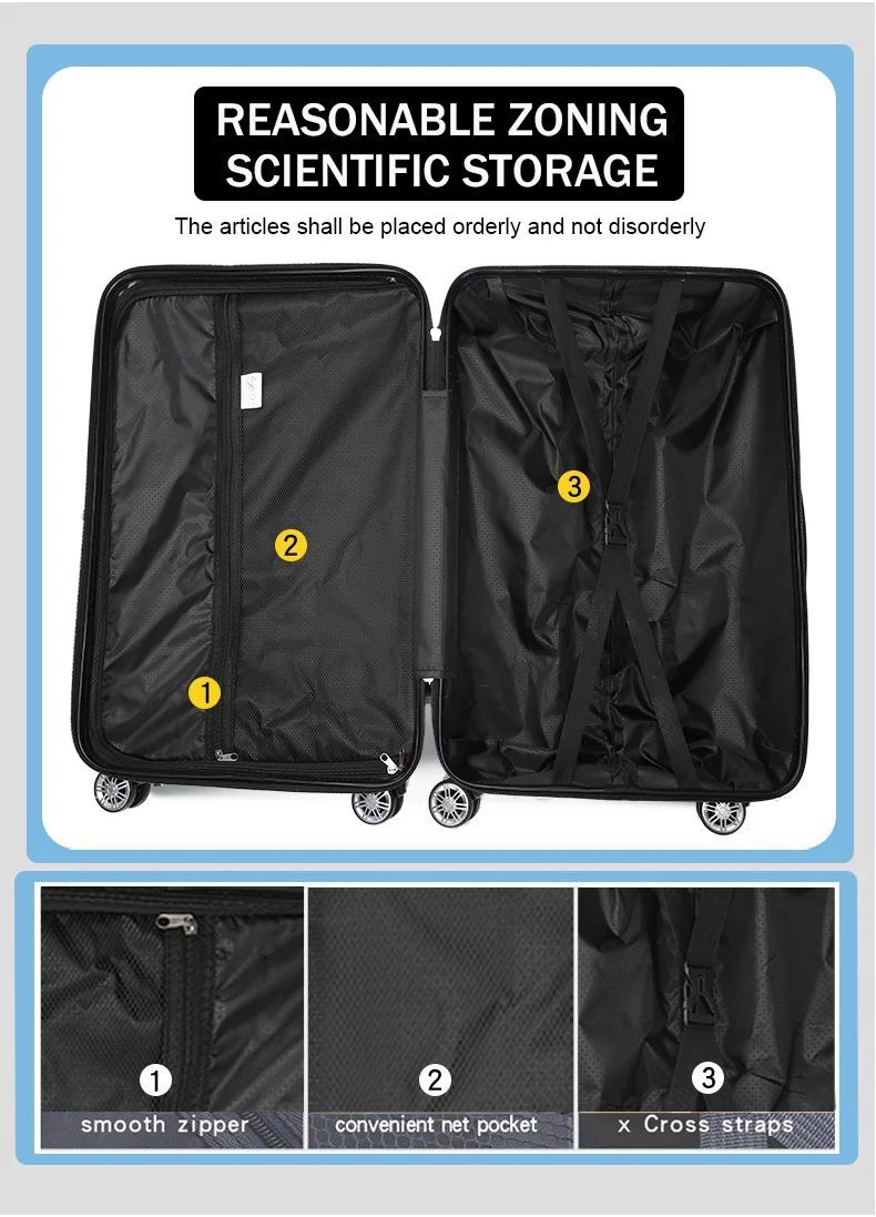 Buy Wholesale China New Style Abs Trolley Luggage Abs Trolley Luggage