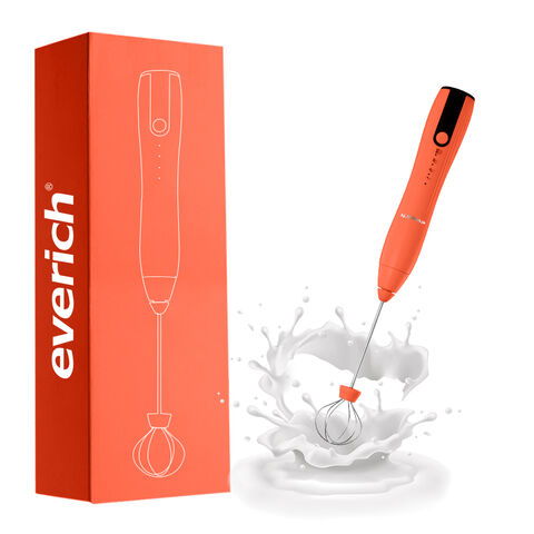Mini Batedor de Leite Automático com Logotipo Personalizado, Batedor de Leite Elétrico Recarregável USB Portátil em Aço Inoxidável com Conjunto de Caneca de Café