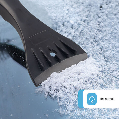Snow Shovel Retractable Multi-functional Winter Defrosting Ice Shovel Snow  Scrapers With Snow Brush