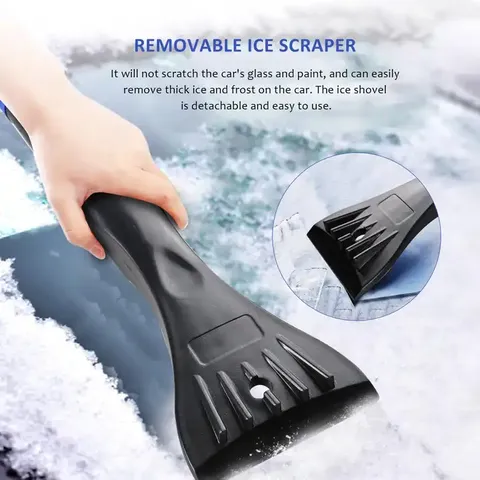 Snow Shovel Tool For Car, Extendable Snow Shovel Brush For Snow Removal &  Frost, Ice Scraper