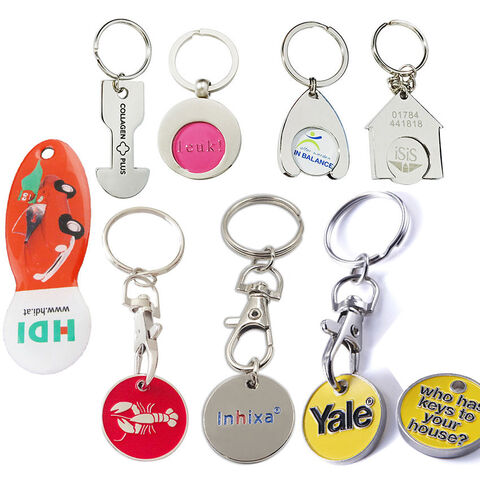 Promotional Silver Keychains Personalized With Your Custom Logo