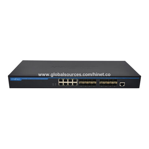 Commutateur Ethernet Gigabit géré par le Web, avec 8/16/24 ports