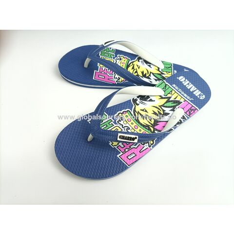 Bulk Flip Flops Cheap PE Slipper Summer Beach Indoor Print Colors