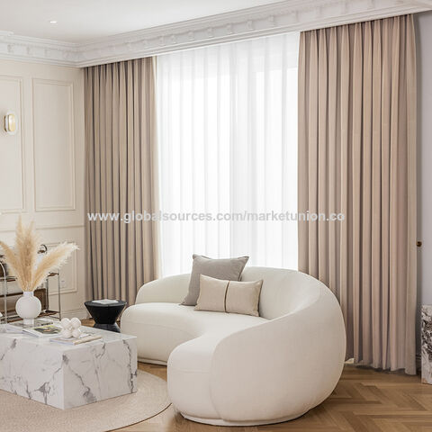 Modern Luxury Embroidered Sheer Curtains for Living Room Bedroom Kitchen -  China Ready Made Curtain and Windows Curtain price