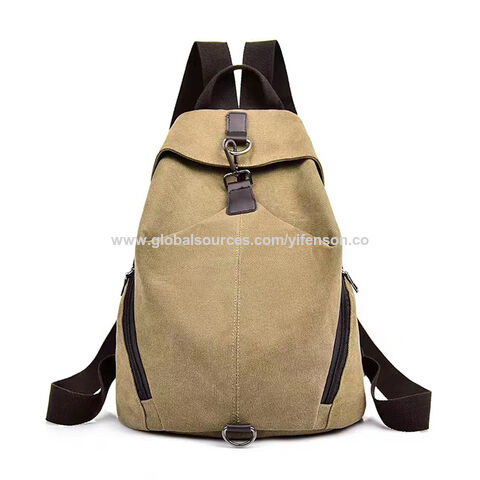 Canvas backpack online wholesale